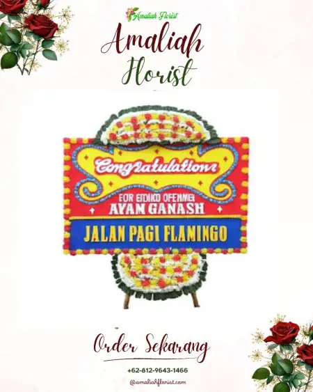 Sewa Papan Bunga Berbak
